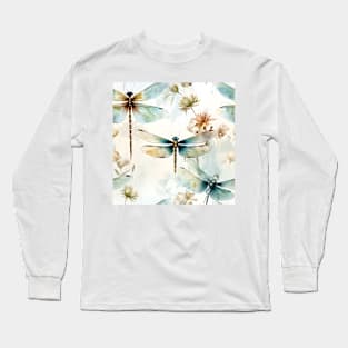 Dragonfly Pattern 9 Long Sleeve T-Shirt